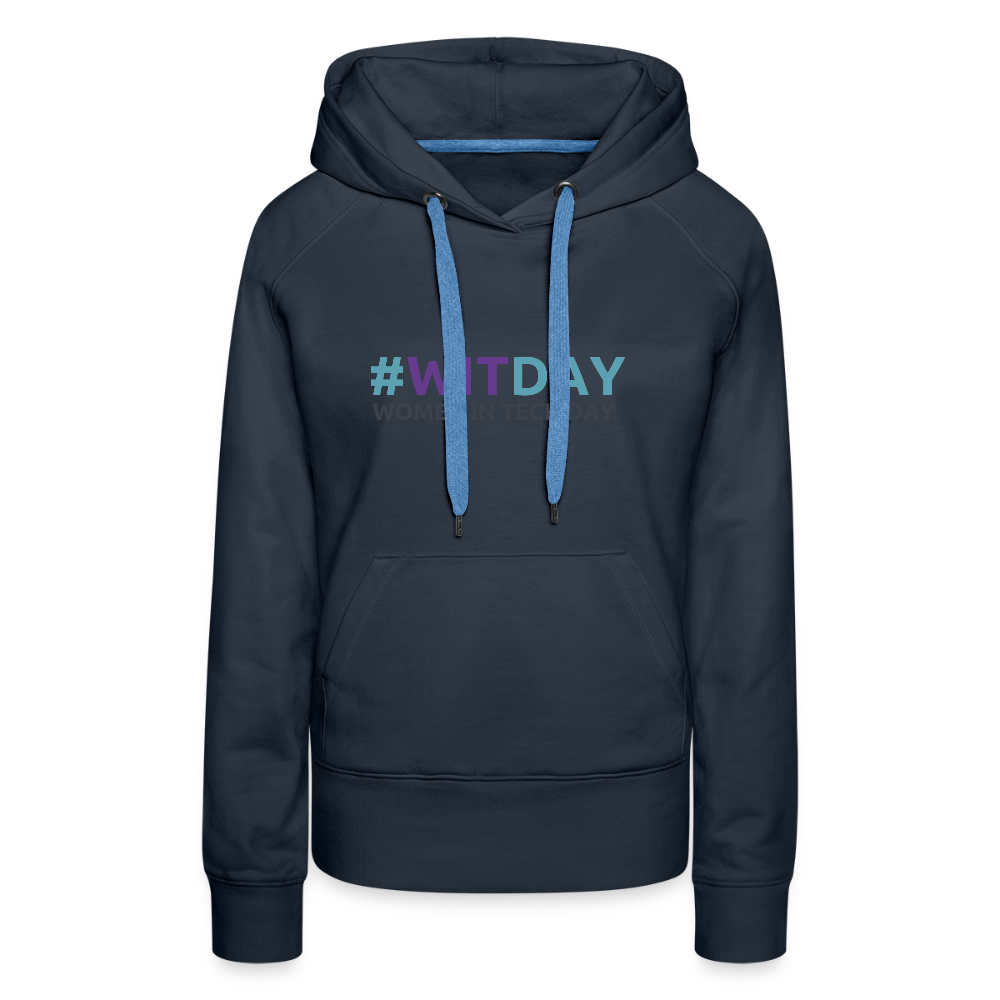 Women’s Premium Hoodie - Women in Tech Day - navy