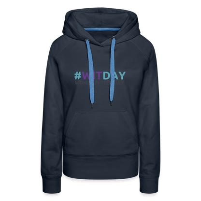 Women’s Premium Hoodie - Women in Tech Day - navy