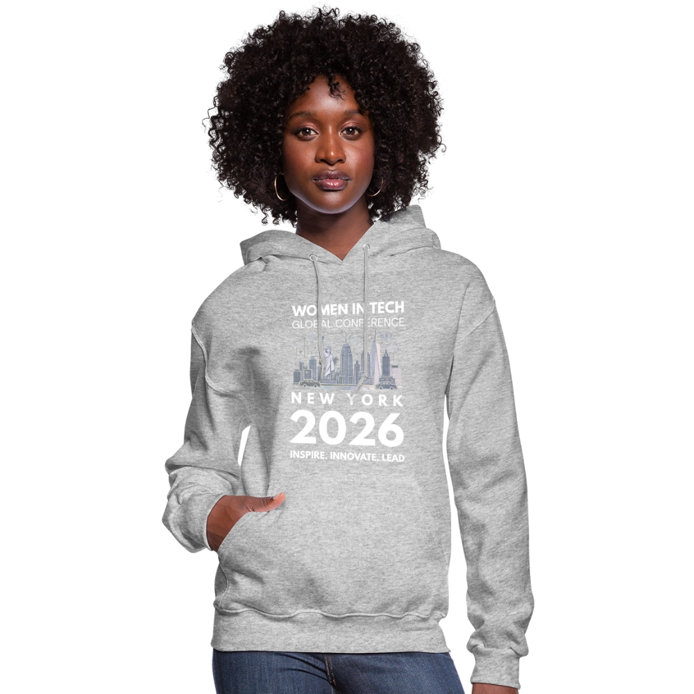 Women's Hoodie -  Women in Tech Global Conference Collection - heather gray