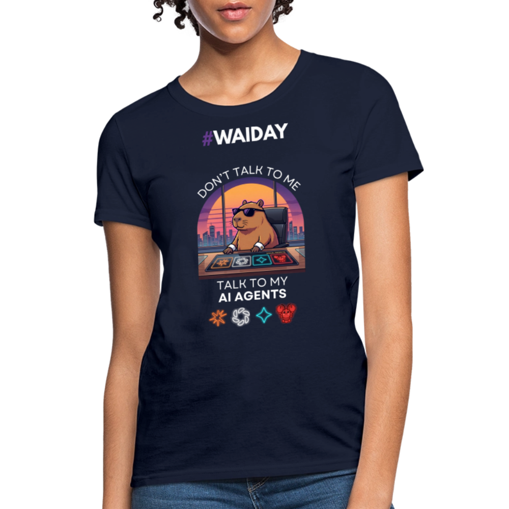 Women's T-Shirt - Women In AI Day Edition - navy