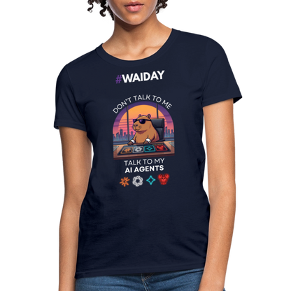 Women's T-Shirt - Women In AI Day Edition - navy