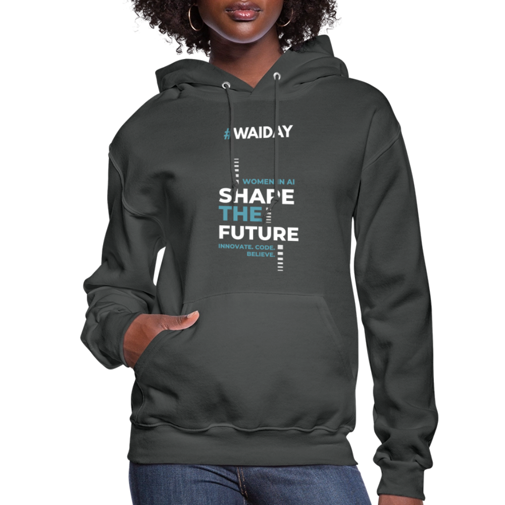 Women's Hoodie - Women In AI Day Edition - asphalt