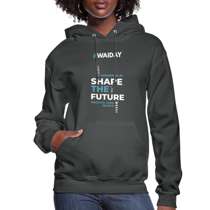 Women's Hoodie - Women In AI Day Edition - asphalt