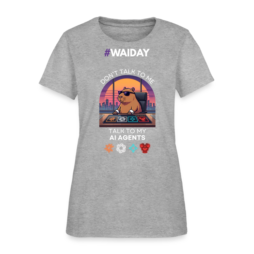 Women's T-Shirt - Women In AI Day Edition - heather gray