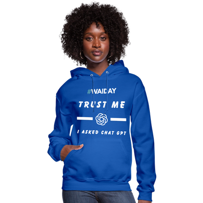 Women's Hoodie - Women In AI Day Edition - royal blue