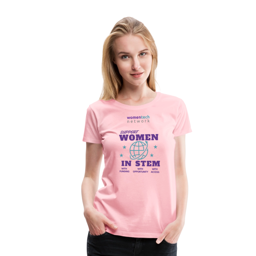 Women’s Premium T-Shirt - STEM Day Edition - pink