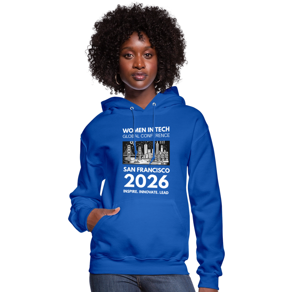 Women's Hoodie - Women in Tech Global Conference Collection - royal blue