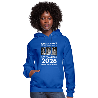 Women's Hoodie - Women in Tech Global Conference Collection - royal blue