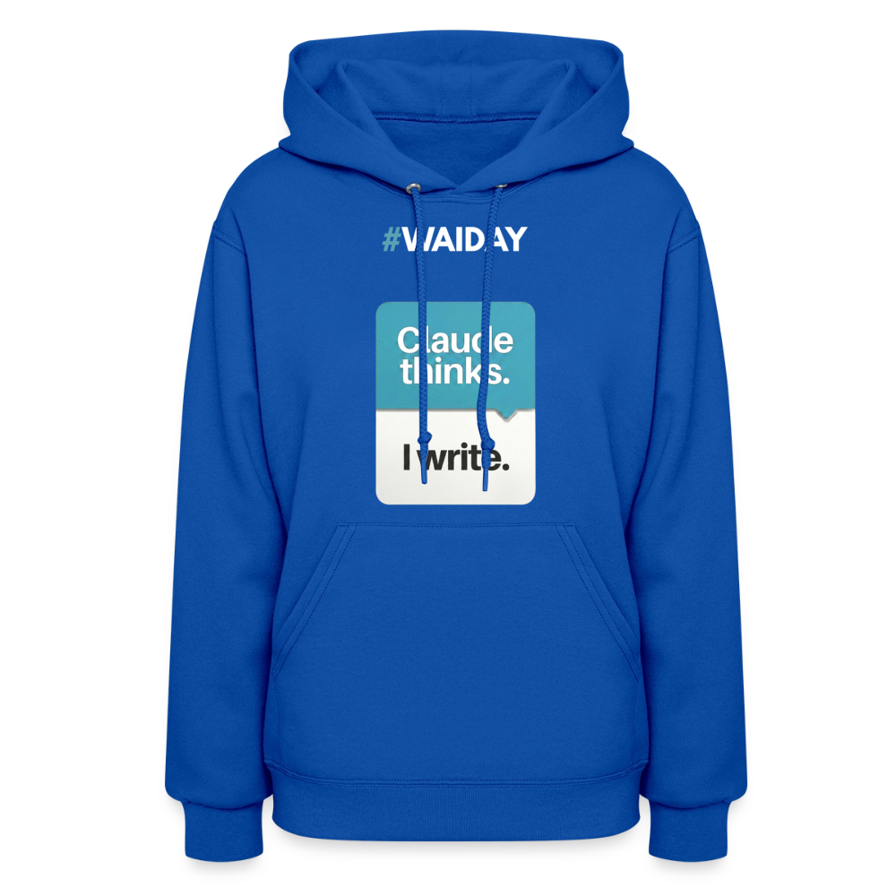 Women's Hoodie - Women In AI Day Edition - royal blue