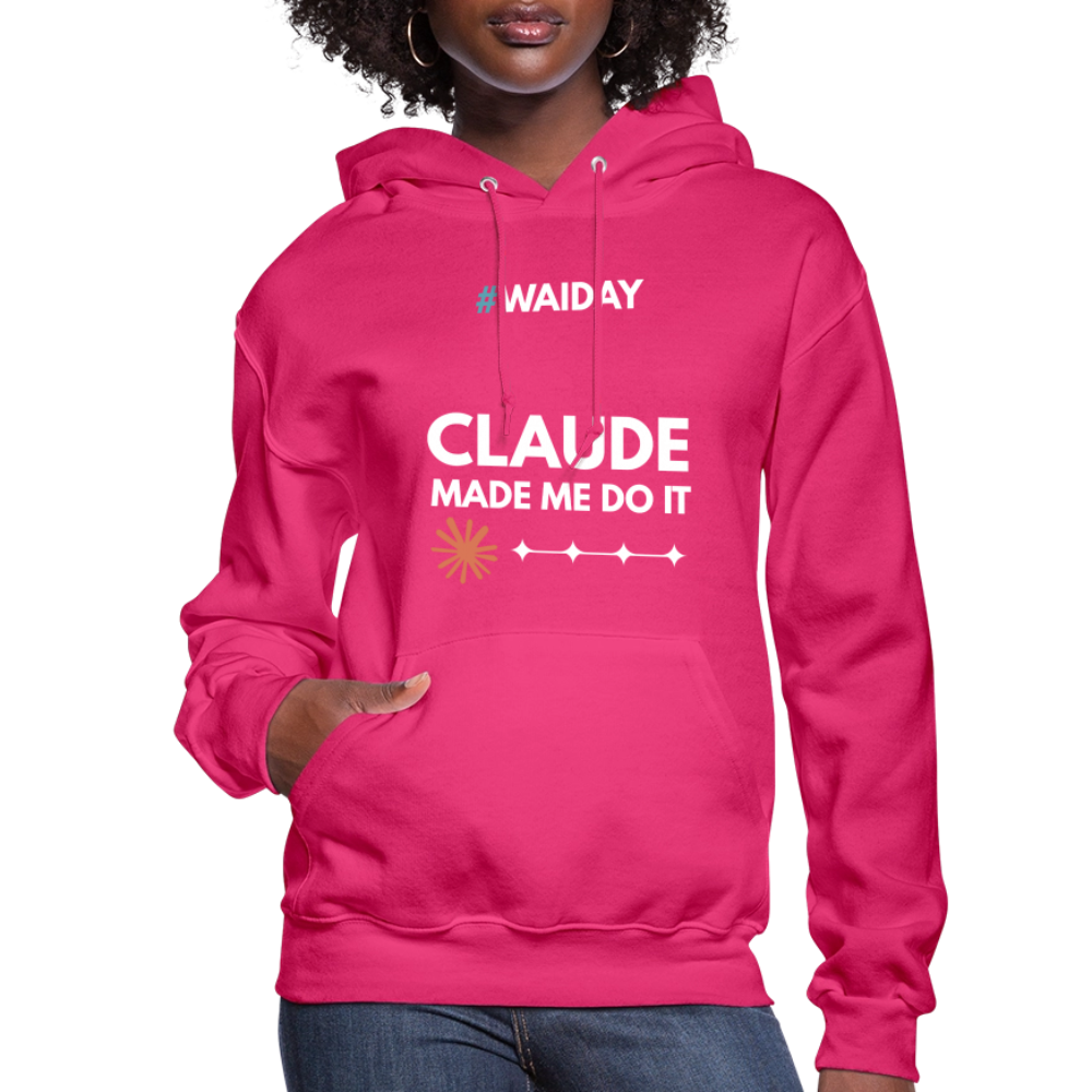 Women's Hoodie - Women In AI Day Edition - fuchsia