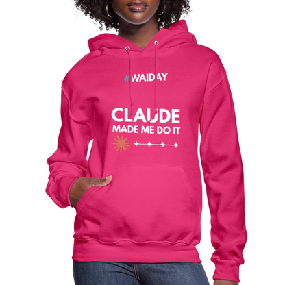 Women's Hoodie - Women In AI Day Edition - fuchsia