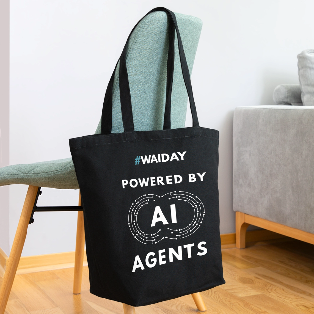 Eco-Friendly Cotton Tote - Women In AI Day Edition - black