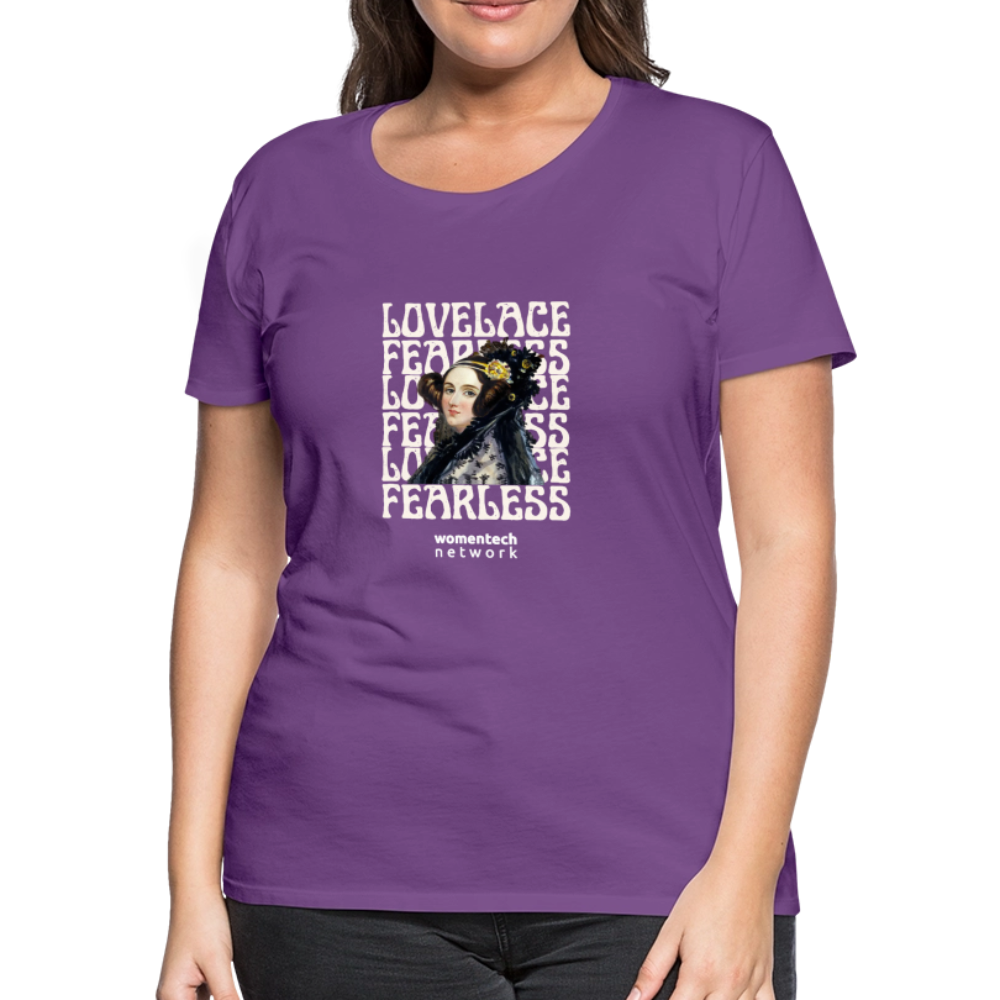 Women’s Premium T-Shirt - Ada Lovelace Edition - purple