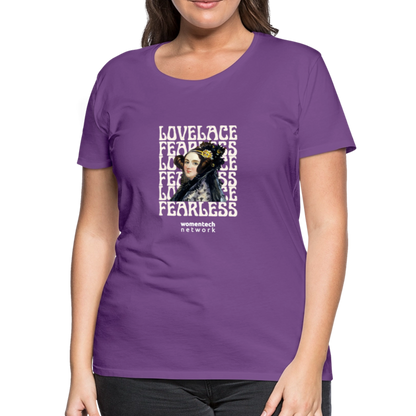 Women’s Premium T-Shirt - Ada Lovelace Edition - purple