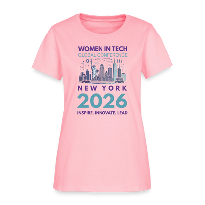 Women's T-Shirt - Women in Tech Global Conference Collection - pink