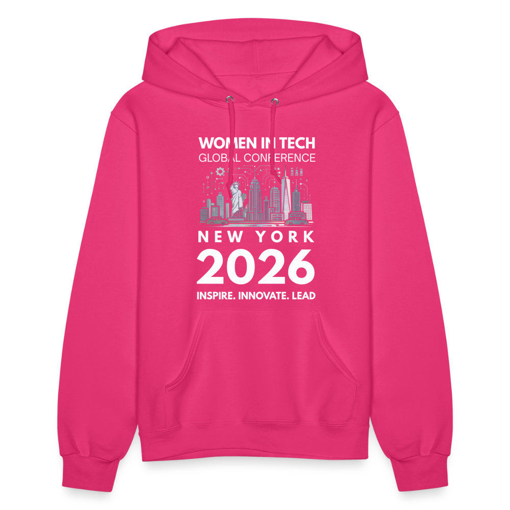Women's Hoodie -  Women in Tech Global Conference Collection - fuchsia