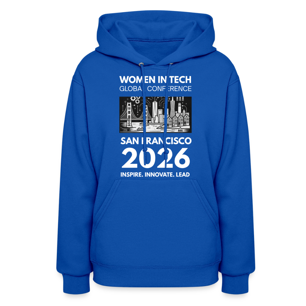 Women's Hoodie - Women in Tech Global Conference Collection - royal blue