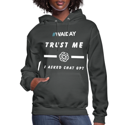 Women's Hoodie - Women In AI Day Edition - asphalt