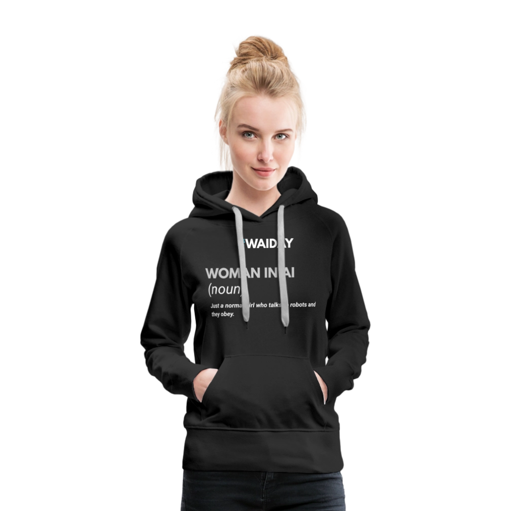 Women’s Premium Hoodie - Women In AI Day Edition - black