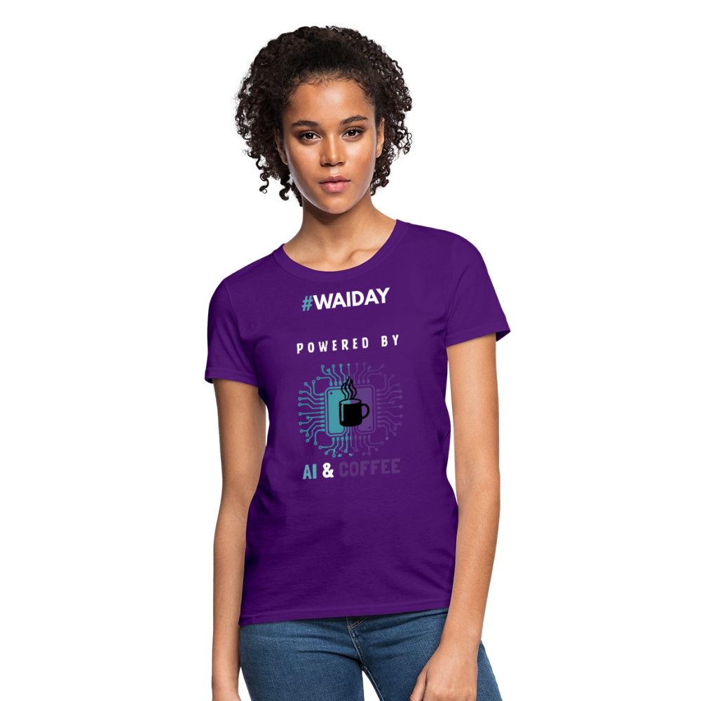 Women's T-Shirt - Women In AI Day Edition - purple