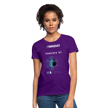 Women's T-Shirt - Women In AI Day Edition - purple