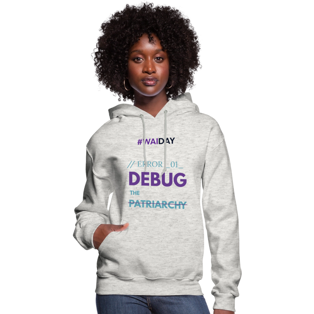 Women's Hoodie - Women In AI Day Edition - heather oatmeal