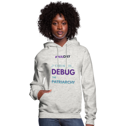 Women's Hoodie - Women In AI Day Edition - heather oatmeal