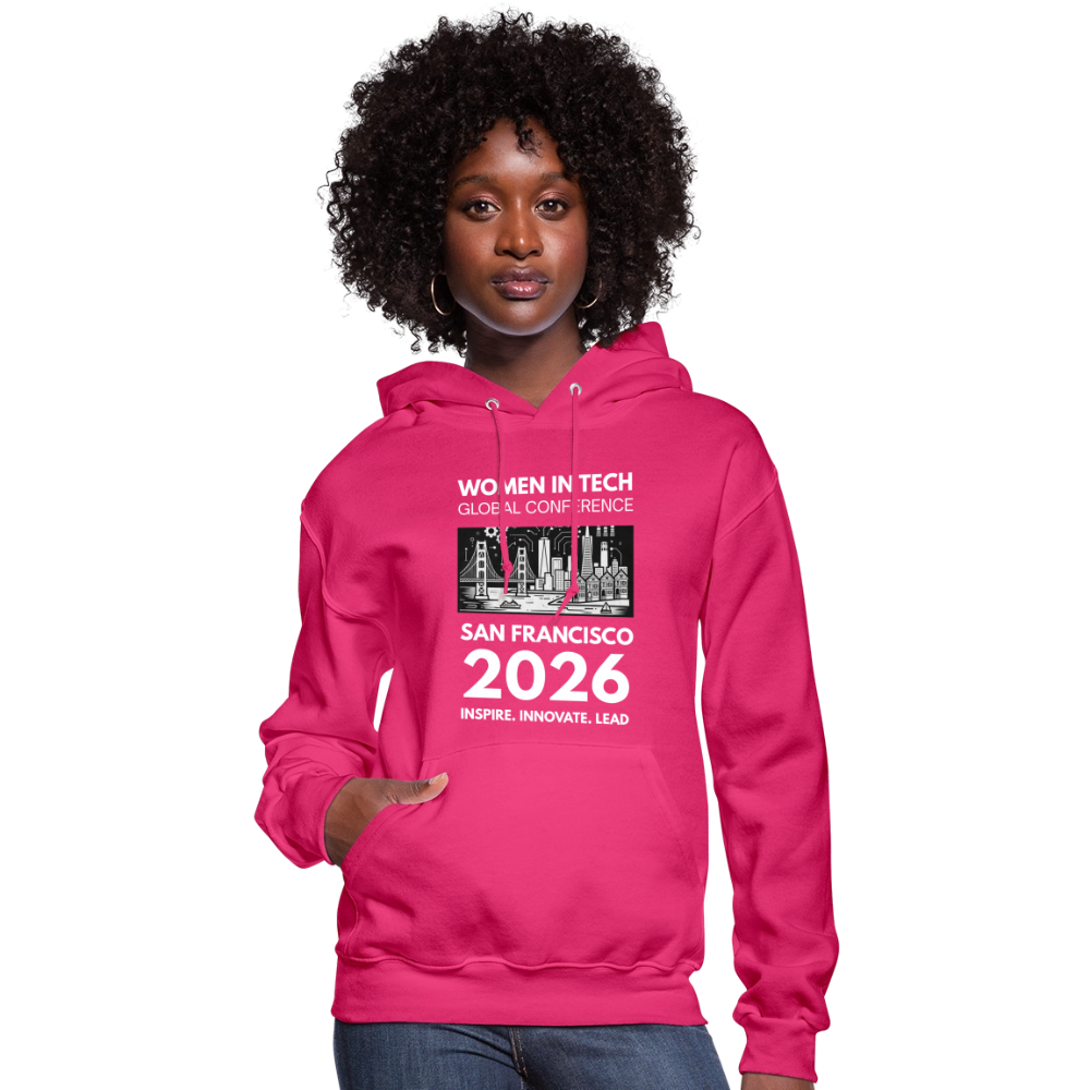 Women's Hoodie - Women in Tech Global Conference Collection - fuchsia