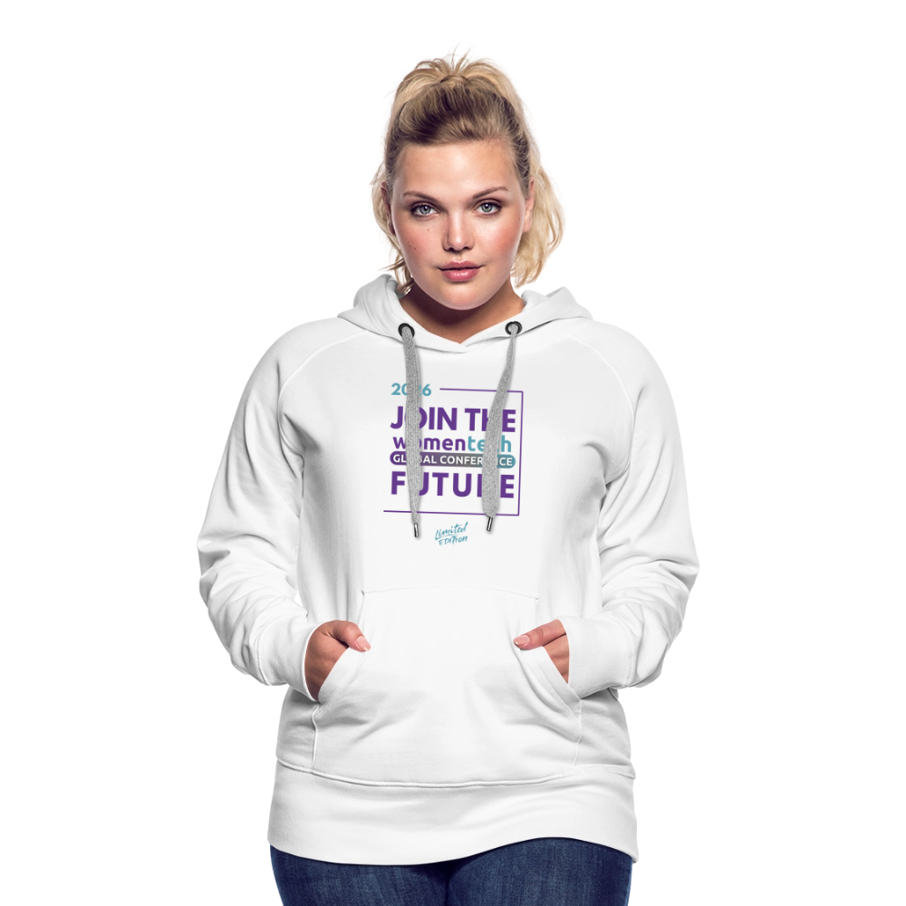 Women’s Premium Hoodie - Women in Tech Global Conference Collection - white