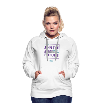 Women’s Premium Hoodie - Women in Tech Global Conference Collection - white