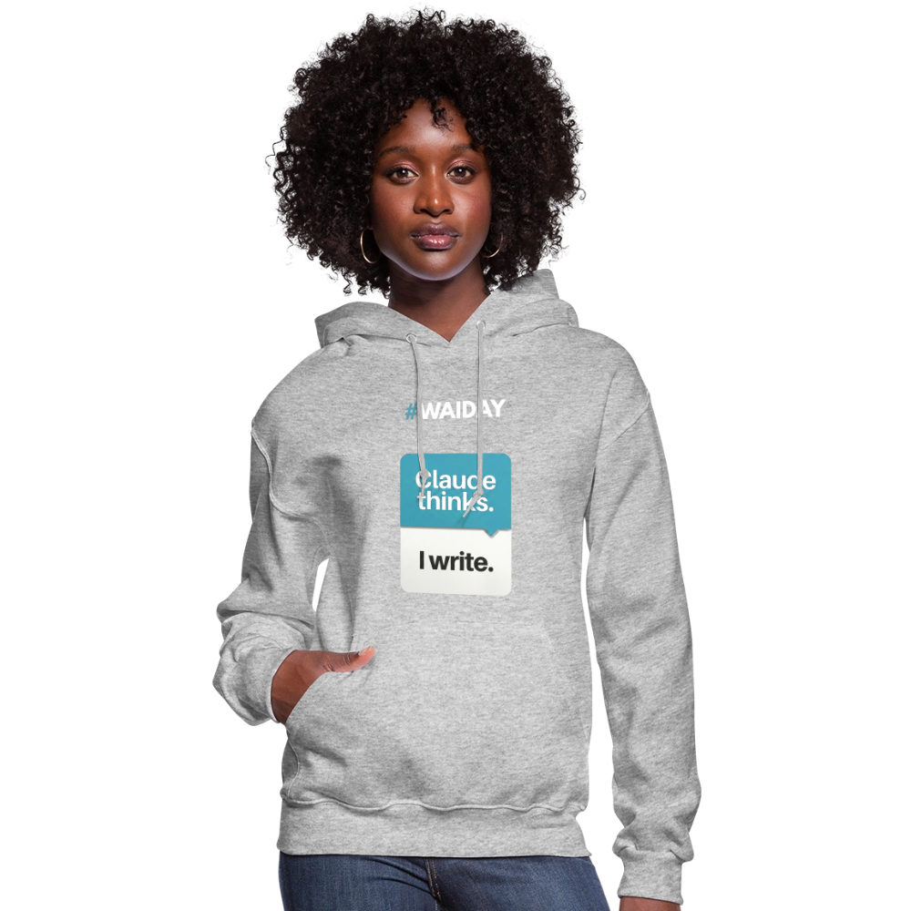 Women's Hoodie - Women In AI Day Edition - heather gray