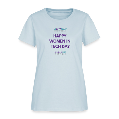 Women's Relaxed Fit T-Shirt - light blue