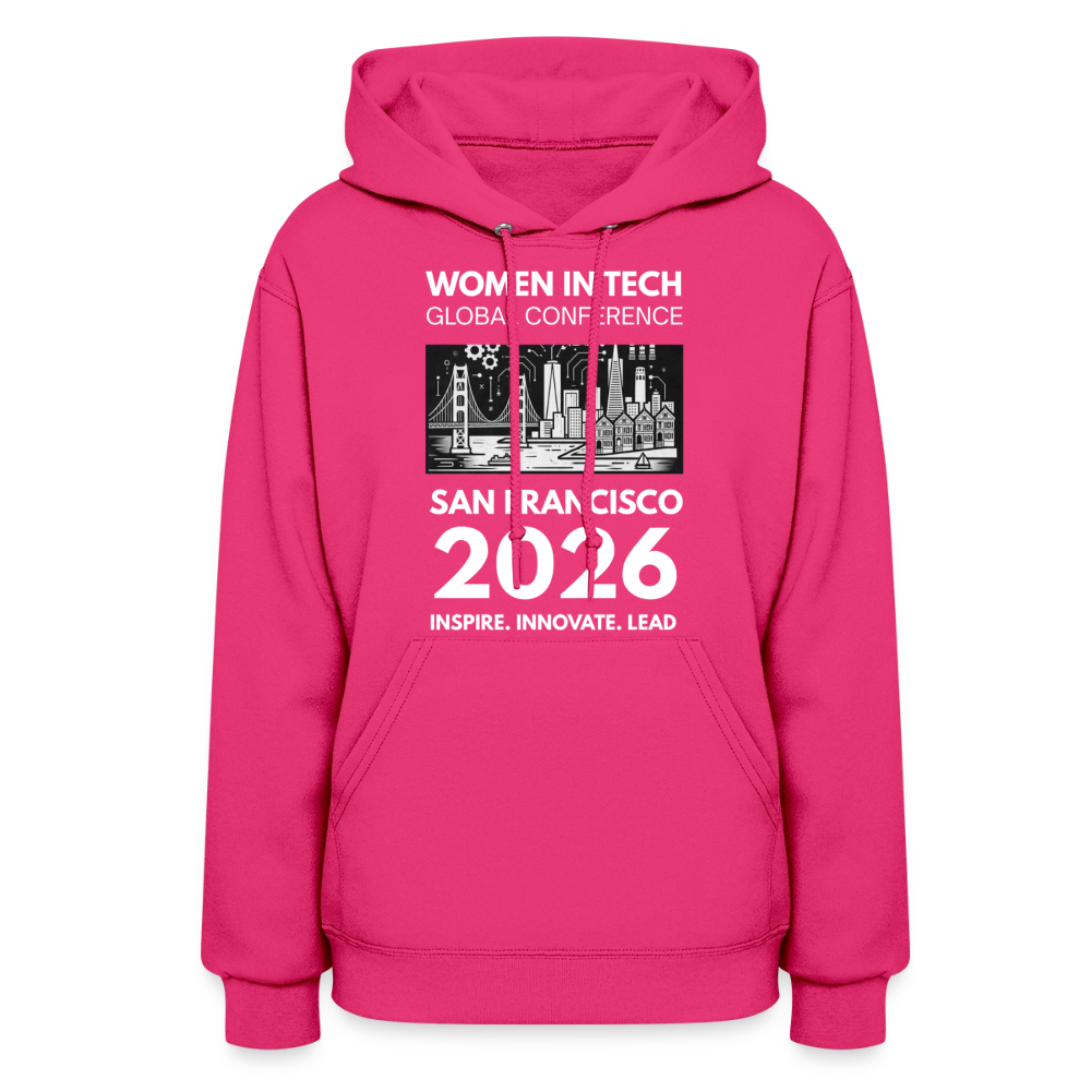 Women's Hoodie - Women in Tech Global Conference Collection - fuchsia