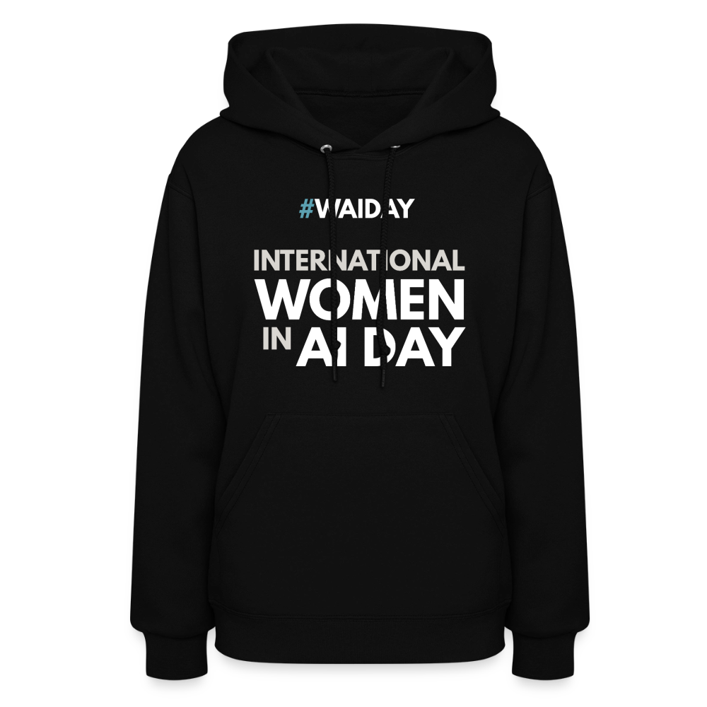 Women's Hoodie - Women In AI Day Edition - black