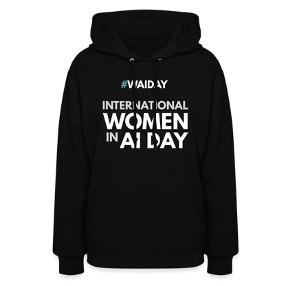 Women's Hoodie - Women In AI Day Edition - black
