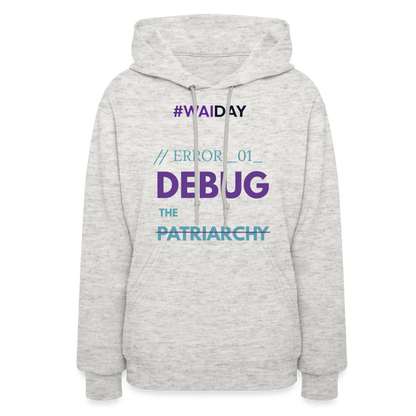 Women's Hoodie - Women In AI Day Edition - heather oatmeal