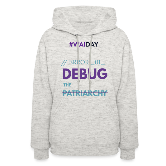 Women's Hoodie - Women In AI Day Edition - heather oatmeal