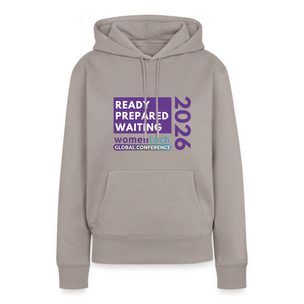 Women’s Premium Hoodie - Women in Tech Global Conference Collection - taupe