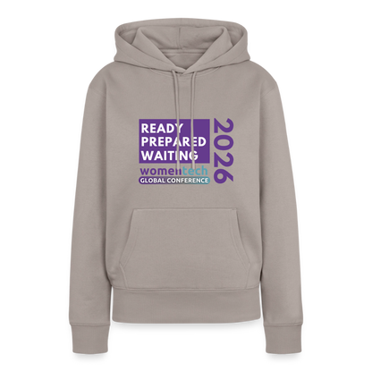Women’s Premium Hoodie - Women in Tech Global Conference Collection - taupe