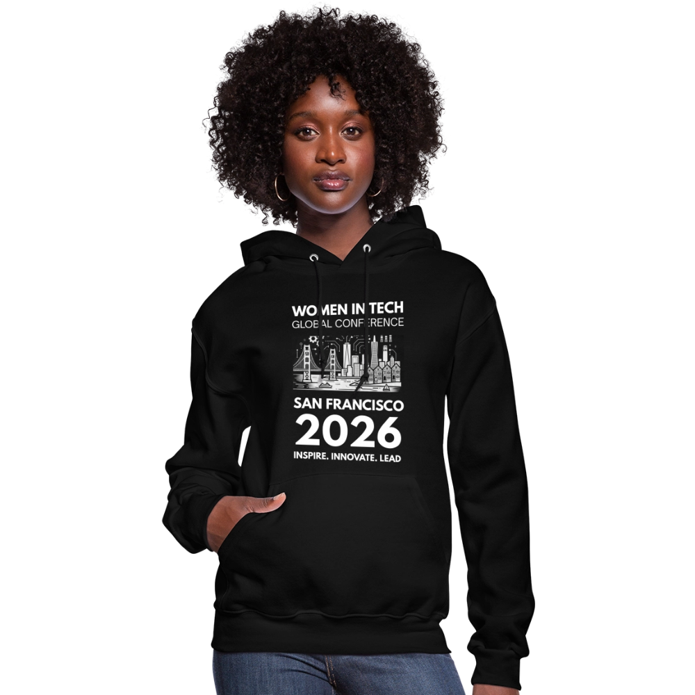 Women's Hoodie - Women in Tech Global Conference Collection - black