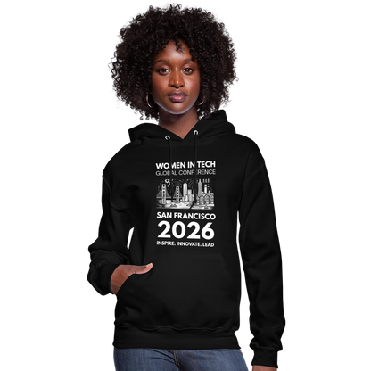 Women's Hoodie - Women in Tech Global Conference Collection - black