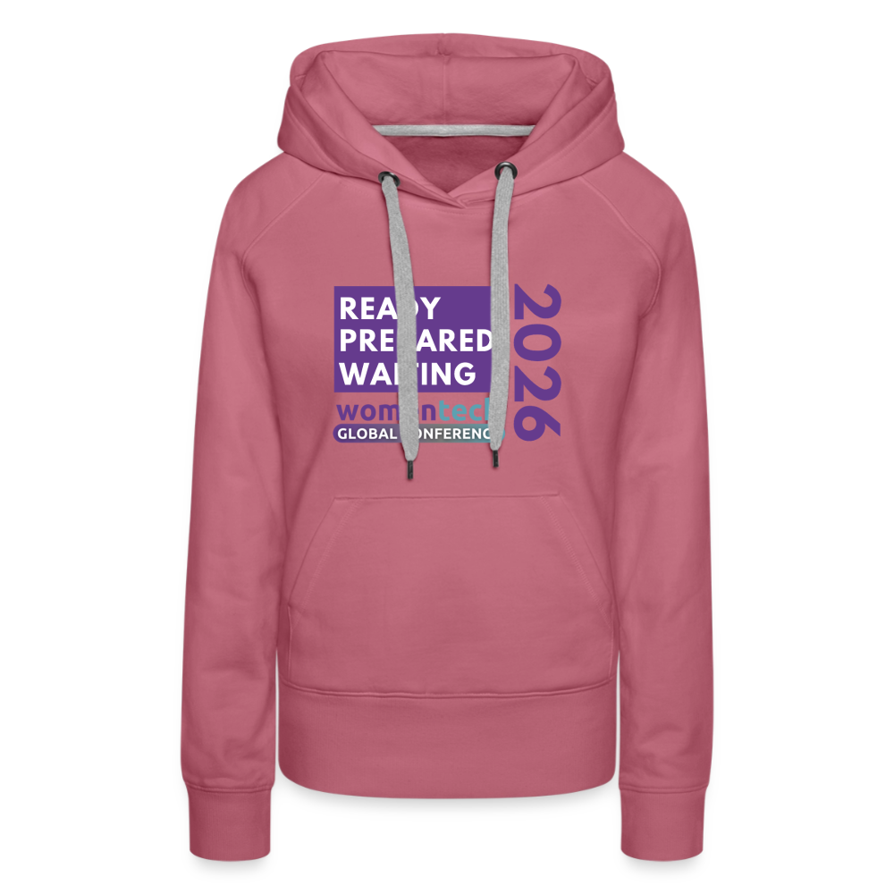 Women’s Premium Hoodie - Women in Tech Global Conference Collection - mauve