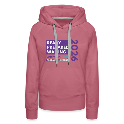 Women’s Premium Hoodie - Women in Tech Global Conference Collection - mauve