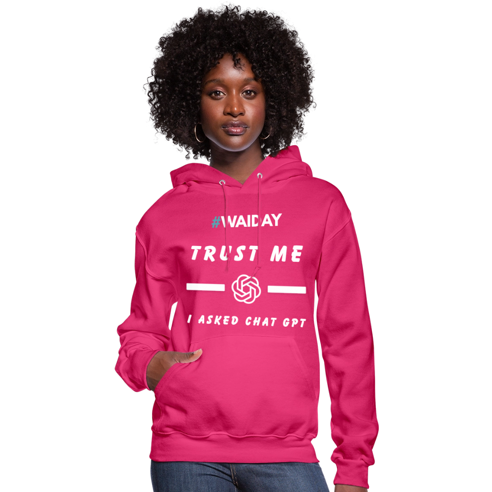 Women's Hoodie - Women In AI Day Edition - fuchsia