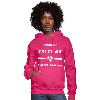 Women's Hoodie - Women In AI Day Edition - fuchsia