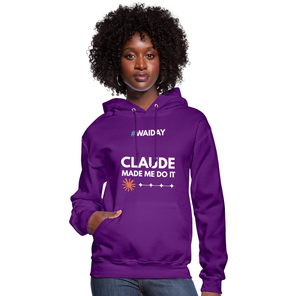 Women's Hoodie - Women In AI Day Edition - purple