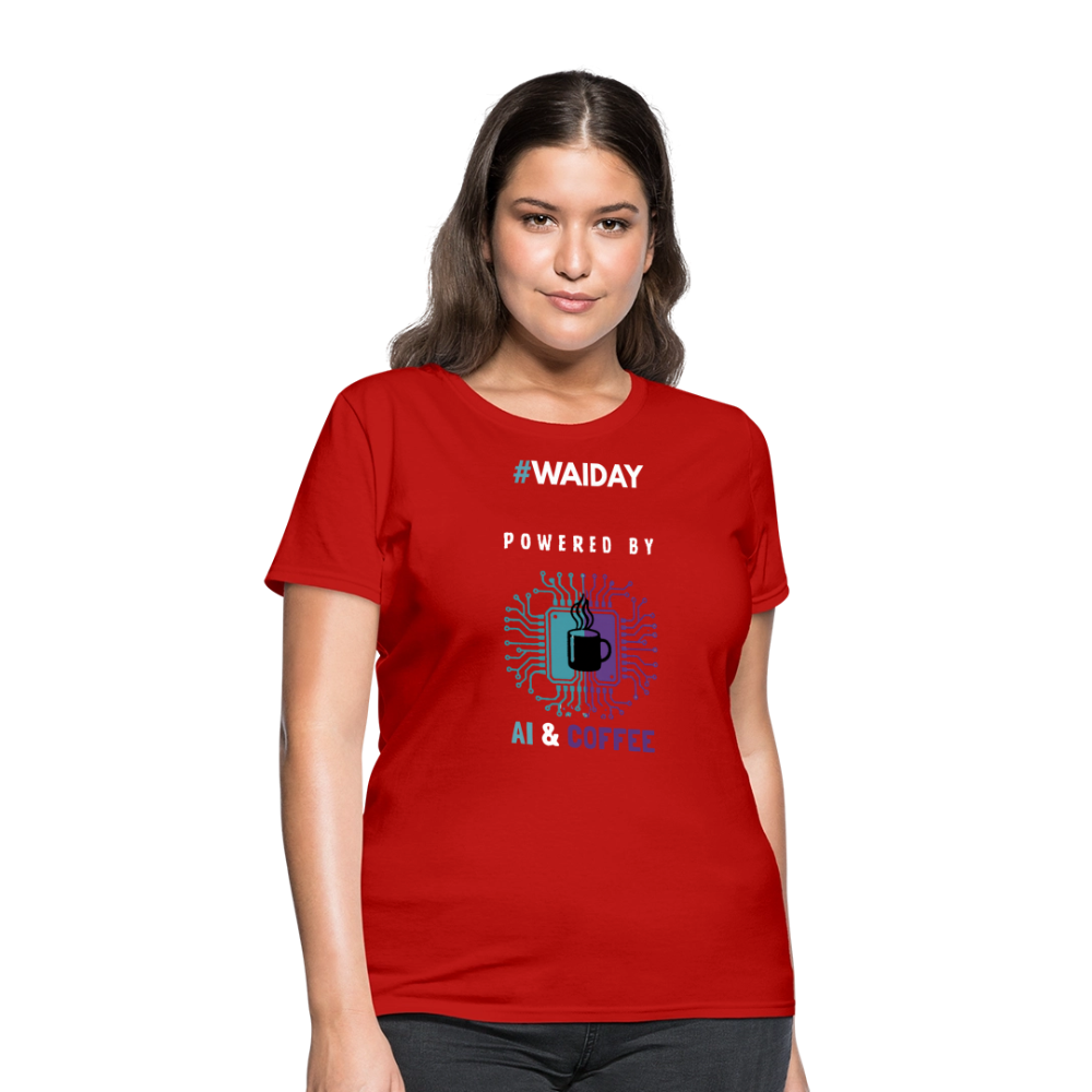 Women's T-Shirt - Women In AI Day Edition - red