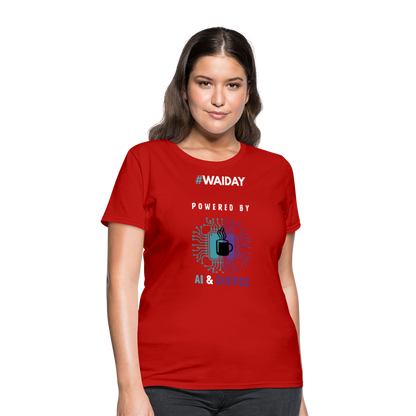 Women's T-Shirt - Women In AI Day Edition - red