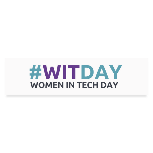 #WITDAY Bumper Sticker - white matte