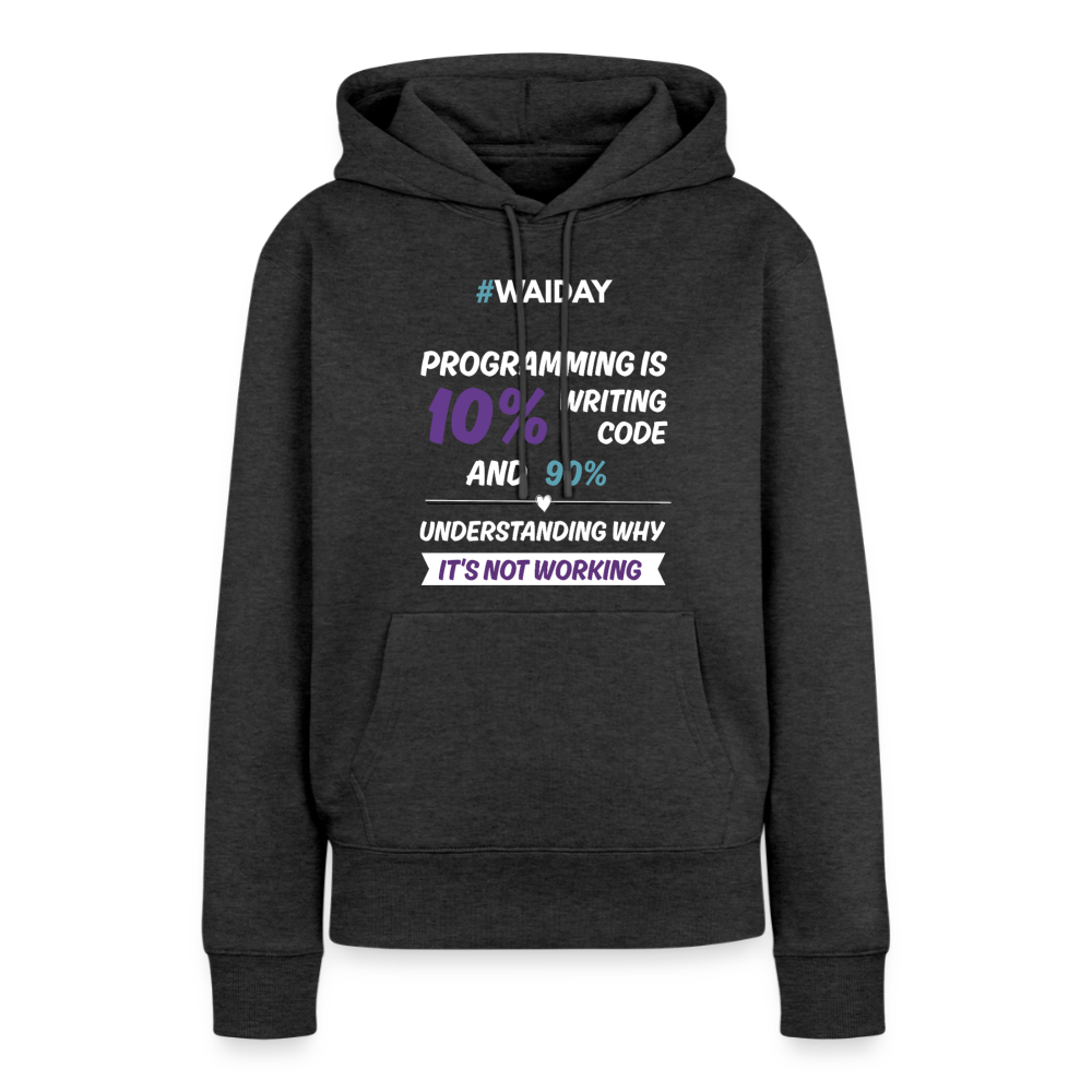 Women’s Premium Hoodie - Women In AI Day Edition - heather anthracite